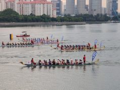 第二届“电信杯”中资企业新加坡协会龙舟赛 “善建思源队”荣膺“最佳团队协作奖”